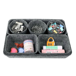 Image of Sundries Storage Basket Desktop Snack  Cosmetic