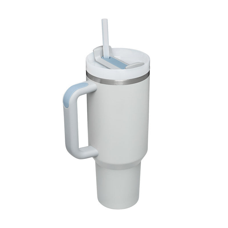  Handle Straw Insulated Stainless Steel