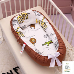 Image of Baby Removable And Washable Bed Crib Portable Crib