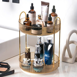 Image of Bathroom Cosmetics Rotating Storage Rack Desktop