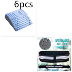 Image of Back Stretcher Pillow Neck Lumbar Support Massager For Netin