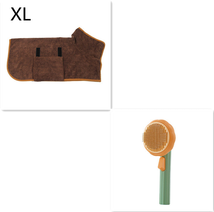 New Pet Cat Brush Hot Sellin Hand-held Steel Wire Self