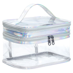 Image of Transparent Women's Cosmetics Storage Bag