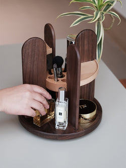 Image of Rotate Desktop Cosmetics Storage Organize Box