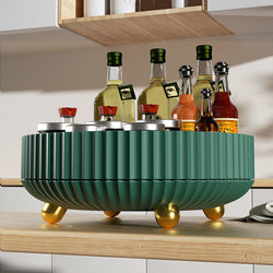 Image of Plastic Cosmetics Rotating Storage Box