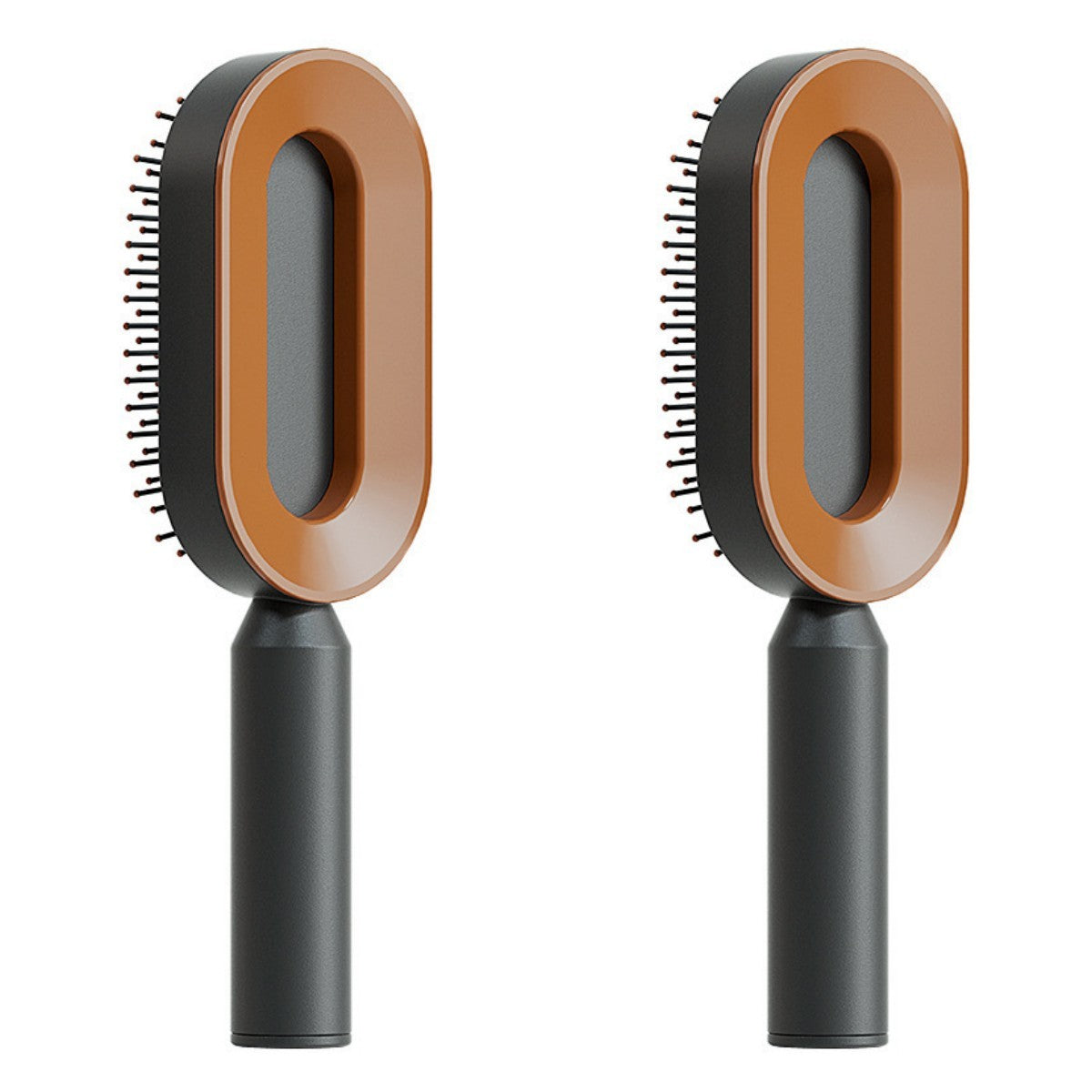 Image of Self Cleaning Hair Brush For Women Onekey Cleaning Hair Loss