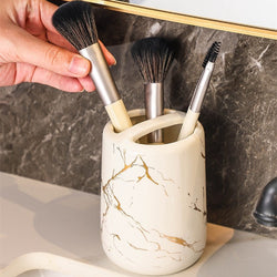 Image of Ceramic Cosmetics Couple Toothbrush Cup