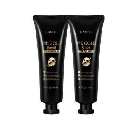 Gold Foil Snail Tear-Off Mask Hydrating cream