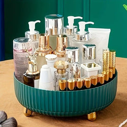 Image of Plastic Cosmetics Rotating Storage Box