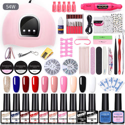 Image of Sequin Nail Beauty Polish Gel Kit Light Machine