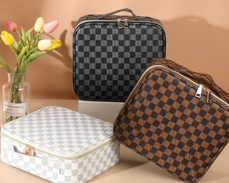 New Cosmetic Case Portable Travel Cosmetics Storage Box Mani