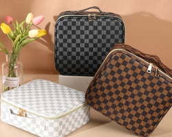 Image of New Cosmetic Case Portable Travel Cosmetics Storage Box Mani