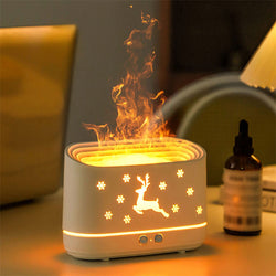 Image of Elk Flame Humidifier Diffuser Mute Household Atmosphere Lamp