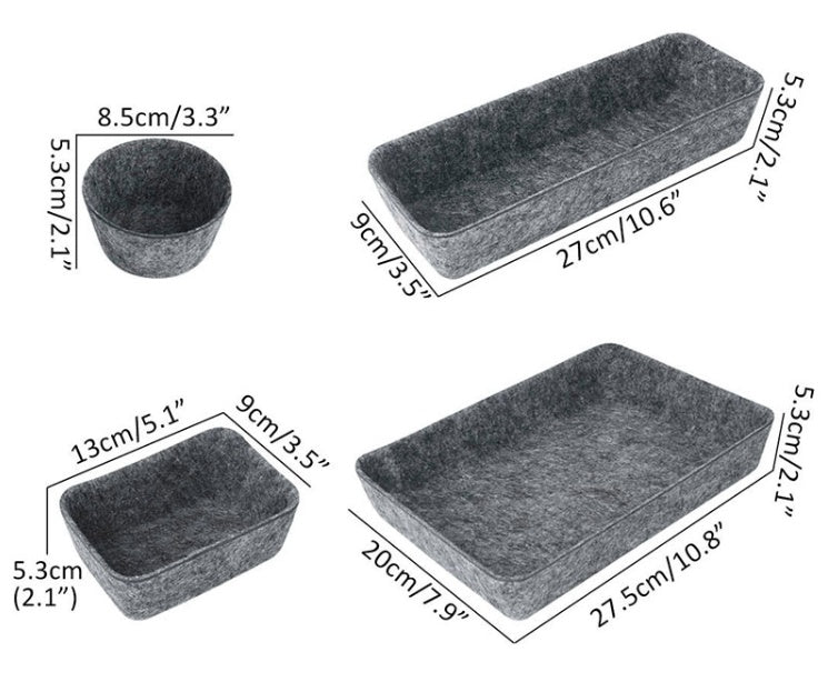 Sundries Storage Basket Desktop Snack  Cosmetic