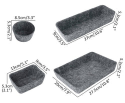 Image of Sundries Storage Basket Desktop Snack  Cosmetic