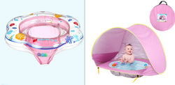 Image of Baby Beach Tent Kids Outdoor Camping Easy Fold Up Water