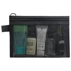 Image of Transparent Mesh Cosmetics Storage Bag