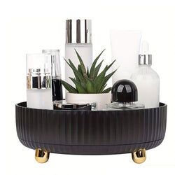 Image of Plastic Cosmetics Rotating Storage Box