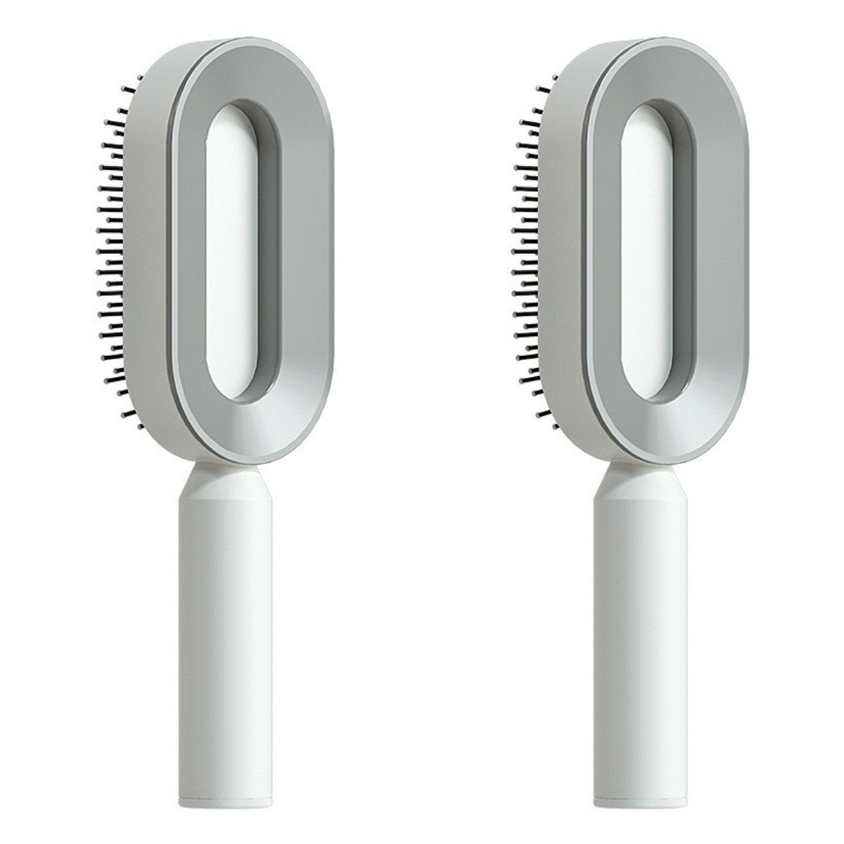 Image of Self Cleaning Hair Brush For Women Onekey Cleaning Hair Loss