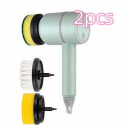 Image of Electric Cleaning Brush Dishwashing Brush Automatic Wireless