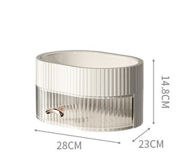 Image of Cosmetics Storage Box Dustproof Desktop Dresser