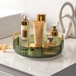 Image of Bathroom Cosmetics Rotating Storage Rack Desktop