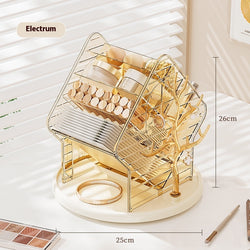 Image of Rotating Cosmetics Storage Box Storage Rack