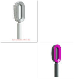 Image of Self Cleaning Hair Brush For Women Onekey Cleaning Hair Loss