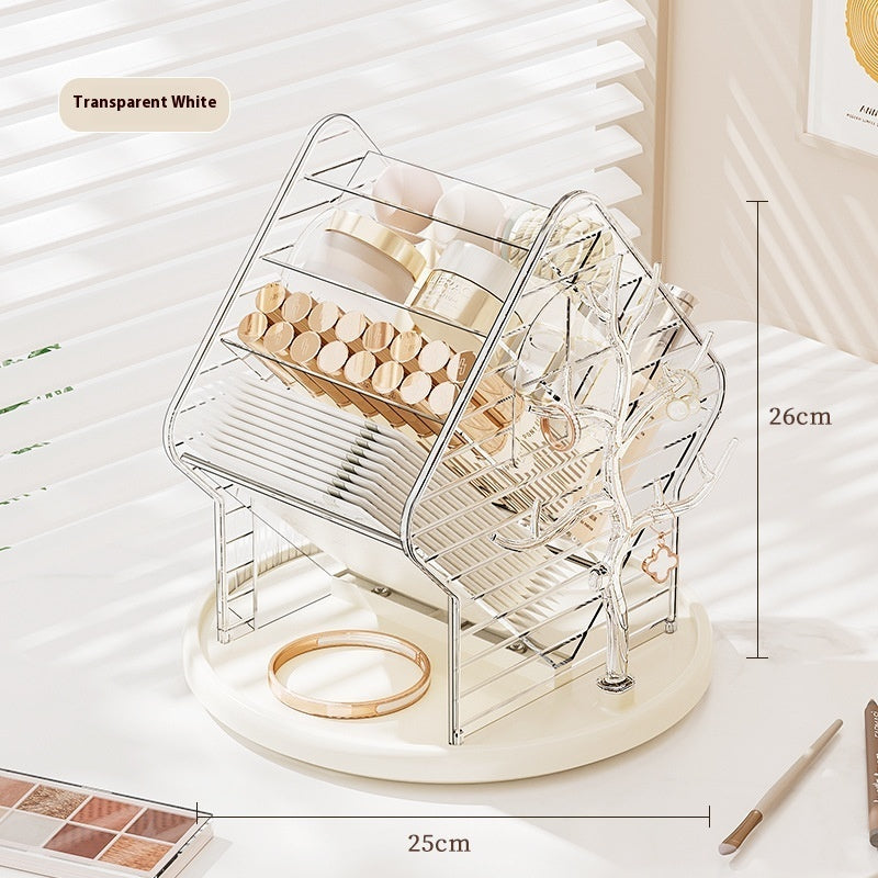 Rotating Cosmetics Storage Box Storage Rack