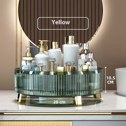 Image of Plastic Cosmetics Rotating Storage Box