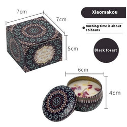 Image of Dried Flower Fragrance Candle Flower Fragrance Incense Candle