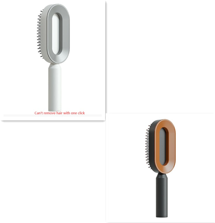Image of Self Cleaning Hair Brush For Women Onekey Cleaning Hair Loss