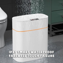 Image of Smart Trash Can With Lid For Bedroom And Living Room Kitchen 