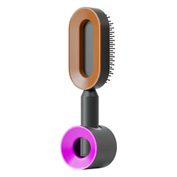 Image of Self Cleaning Hair Brush For Women Onekey Cleaning Hair Loss