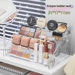 Image of Plastic Transparent Cosmetics Storage Box
