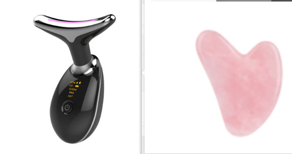 EMS Thermal Neck Lifting And Tighten Massager Electric Micro