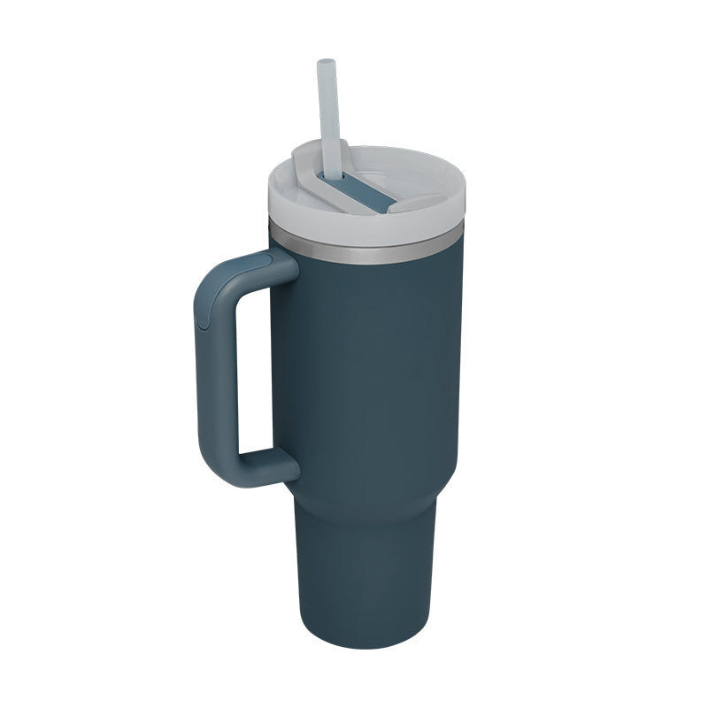  Handle Straw Insulated Stainless Steel