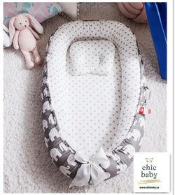 Image of Baby Removable And Washable Bed Crib Portable Crib