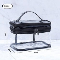 Image of Transparent Women's Cosmetics Storage Bag