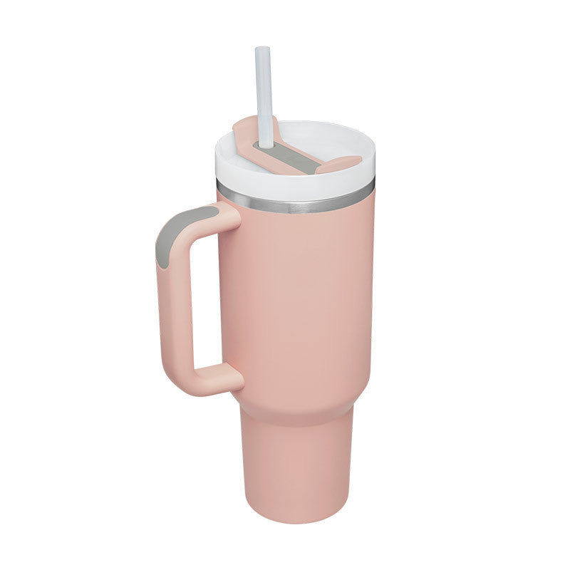  Handle Straw Insulated Stainless Steel