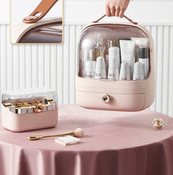 Image of Cosmetics Storage Box Desktop Dust proof Skin Care Products
